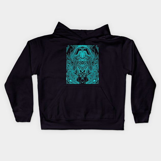 A motherboard or a mystic creature? Kids Hoodie by Primo Style